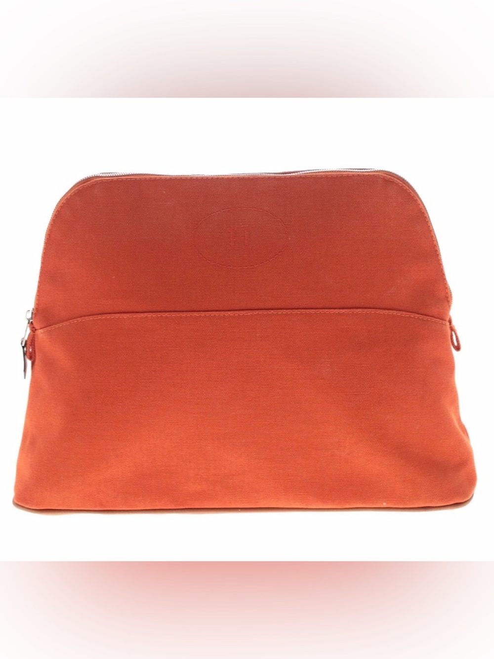 Hermes Orange Makeup Pouch